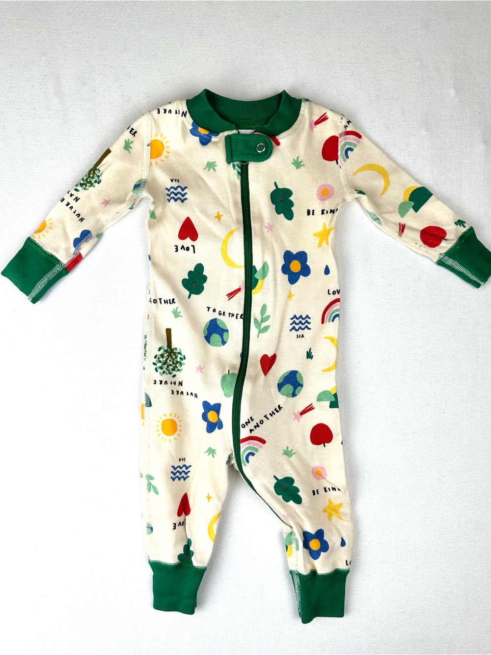 Hanna Andersson Baby Zip Sleeper Organic Cotton Nature